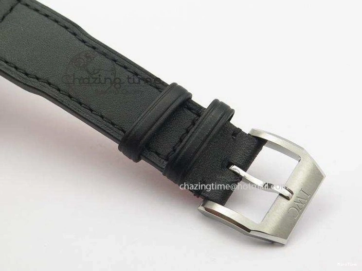 MIROTIME 0501 Mark XVIII IW327001 SS Mk Maker Best Edition Black Dial On Black Leather Strap A SunProtective 7299